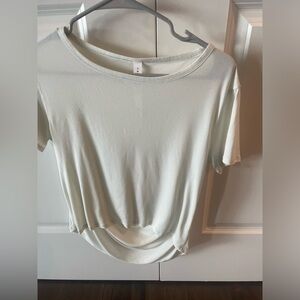 White Lululemon top